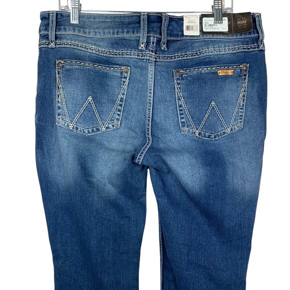 New Wrangler Retro Mae Boot Cut Jeans Mid Rise Women's 15 16 x 34 Western - Picture 6 of 11